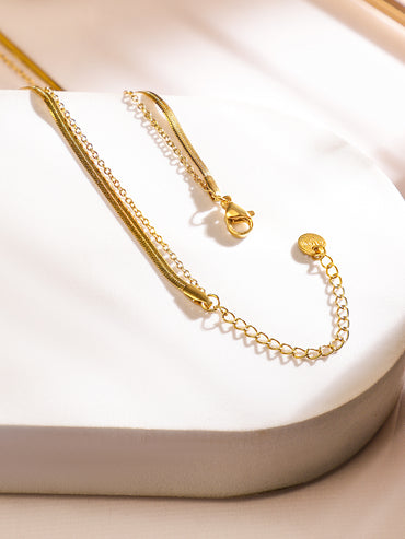 Infinity Layered Pendant Necklace
