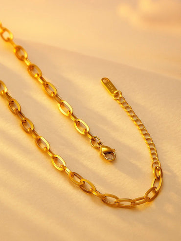 Multi Charm Gold Plated Necklace Chain
