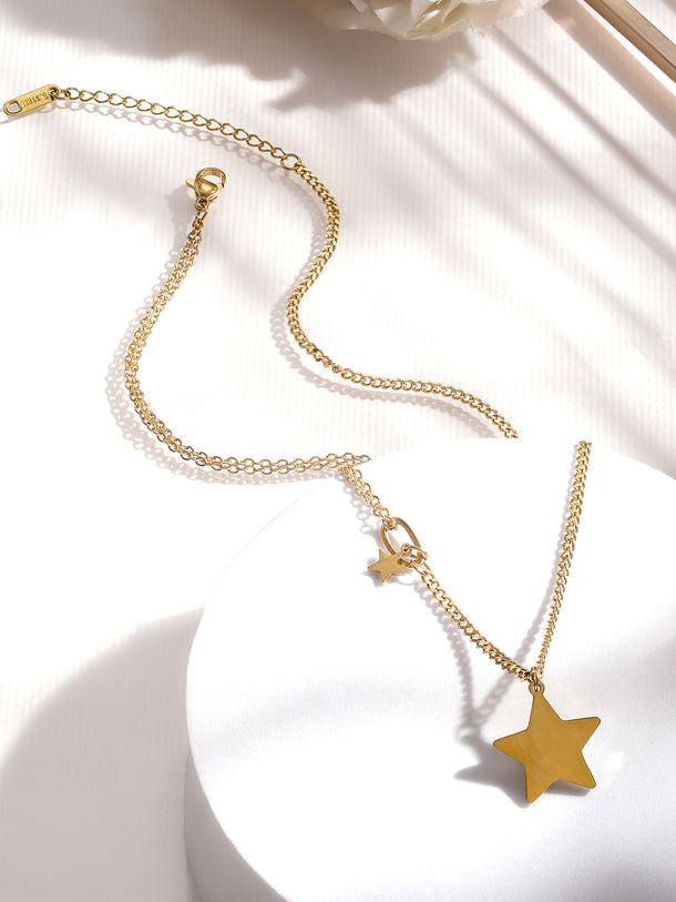 Starlit Minimal Pendant Chain