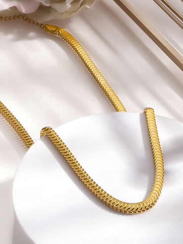Subtle Gold Plated Snake Chain
