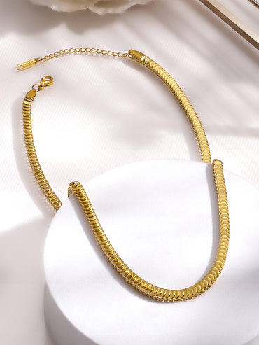 Subtle Gold Plated Snake Chain