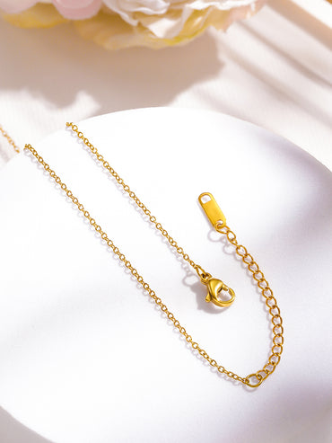 Silver & Gold Interlocked Rings Pendant