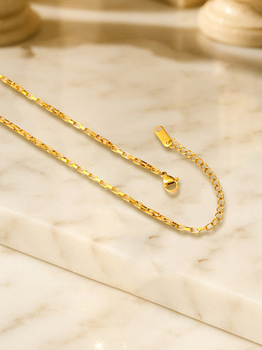 Gold Toned Lock Pendant