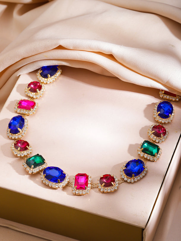 Glamorous Vibrant Statement Necklace