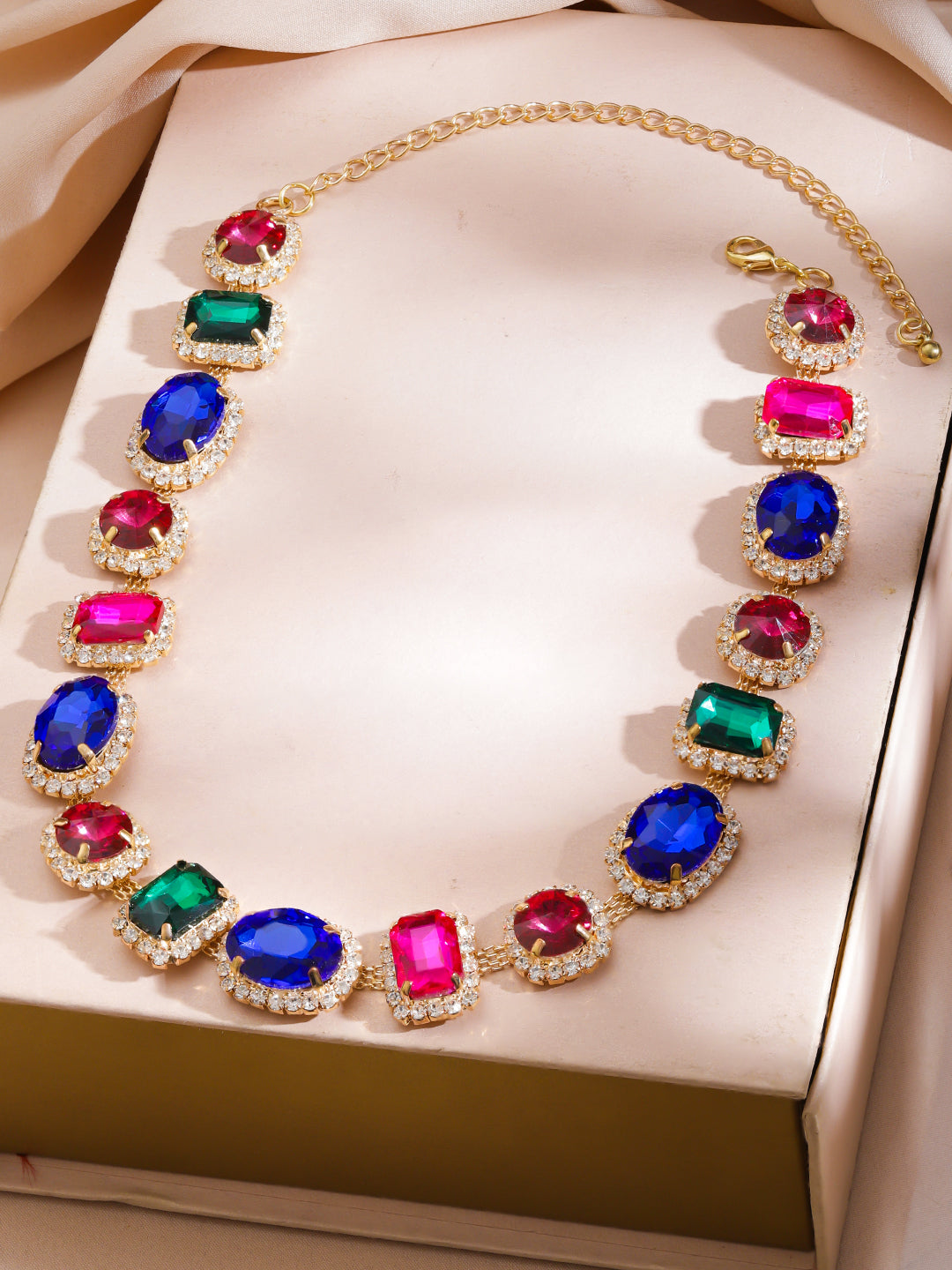 Glamorous Vibrant Statement Necklace