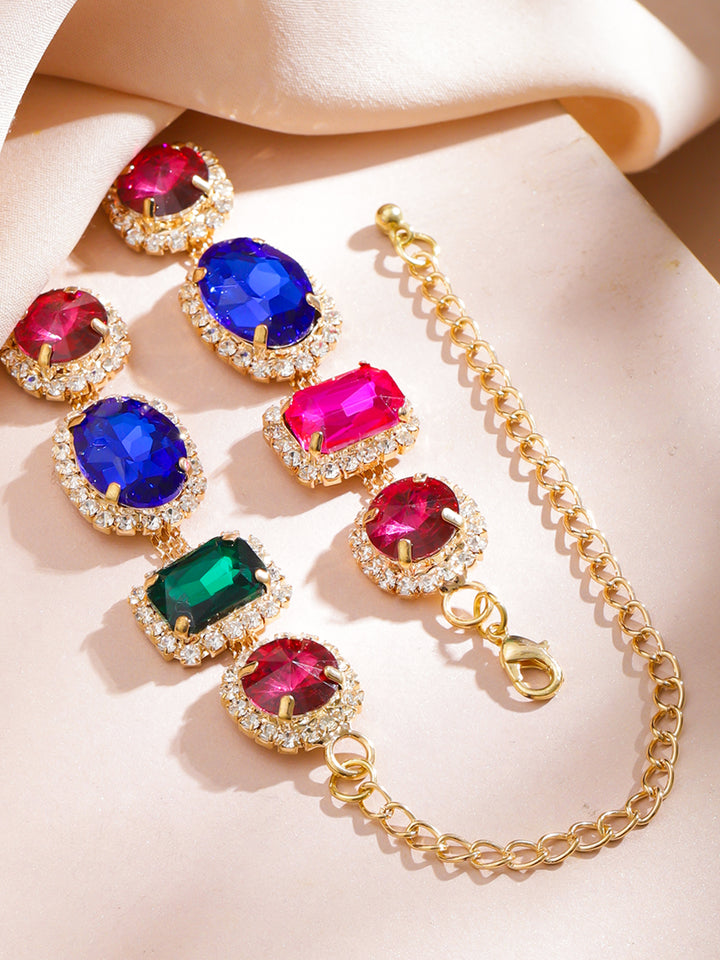 Glamorous Vibrant Statement Necklace