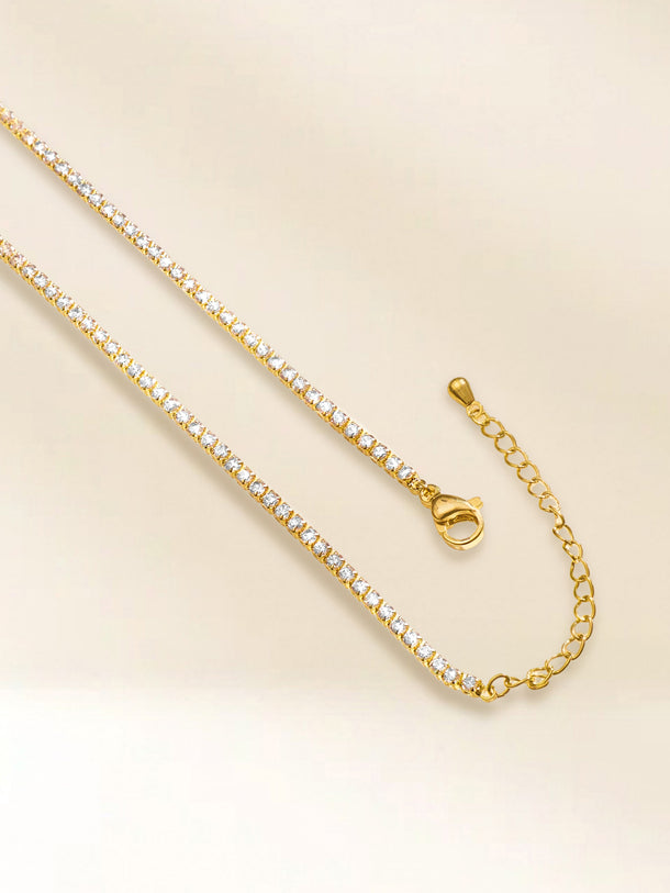 Dainty American Diamond Zirconia Pendant