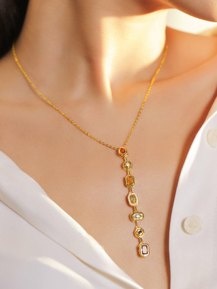 Rubans Gold-Plated Handcrafted Necklace