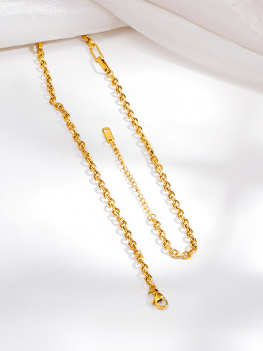 Demi Fine 18K Gold Plated Curb Chain Heart Pendant Necklace | Anti Tarnish