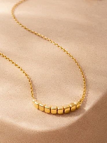 Demi Fine 18K Gold Plated Disc Charm Chain Necklace | Anti Tarnish