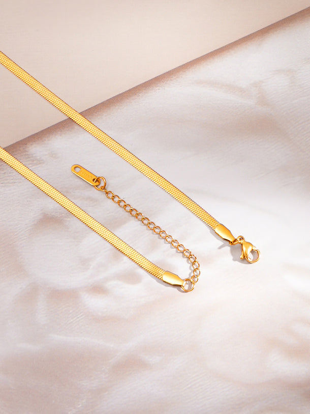 Demi Fine 18K Gold Plated Multi-Crystal Drop Chain Necklace | Anti Tarnish
