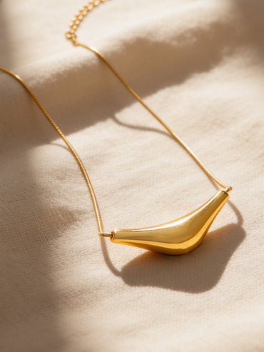 Demi Fine Golden Wave Statement Necklace