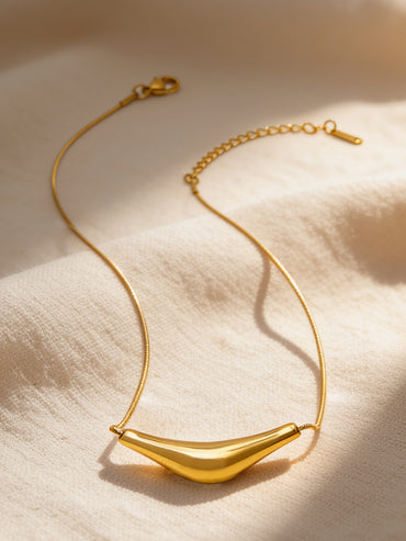 Demi Fine Golden Wave Statement Necklace