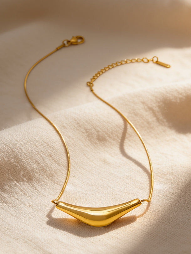 Demi Fine Golden Wave Statement Necklace
