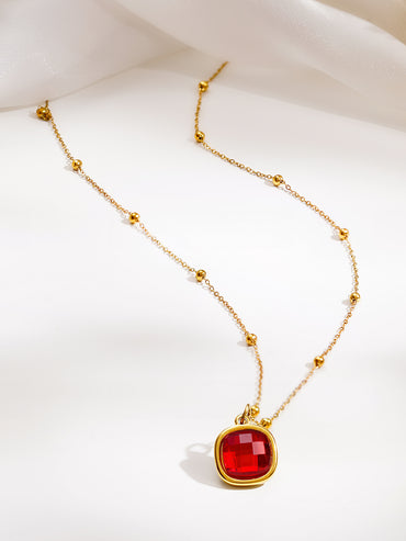 Demi Fine Ruby Crush Pendant Chain