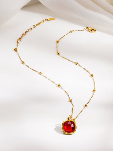 Demi Fine Ruby Crush Pendant Chain