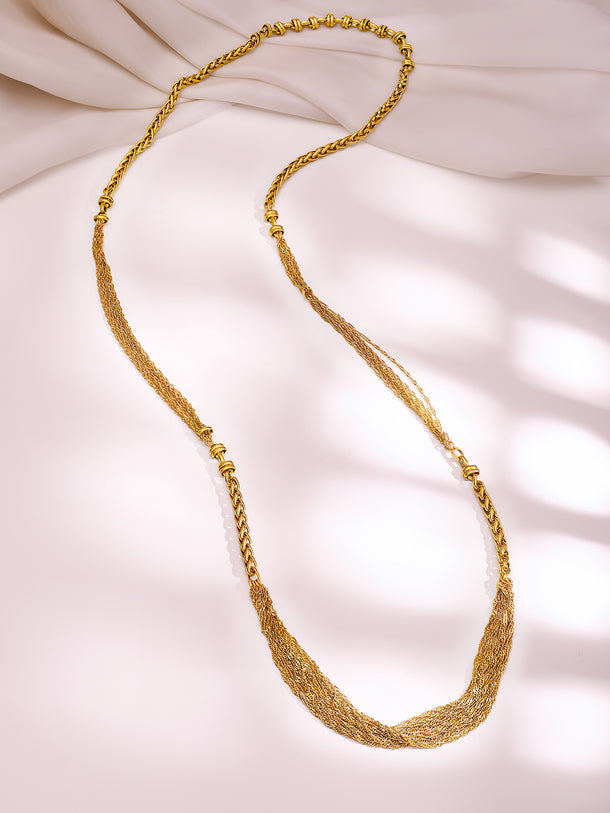 Gold Plated Dual layered Necklace