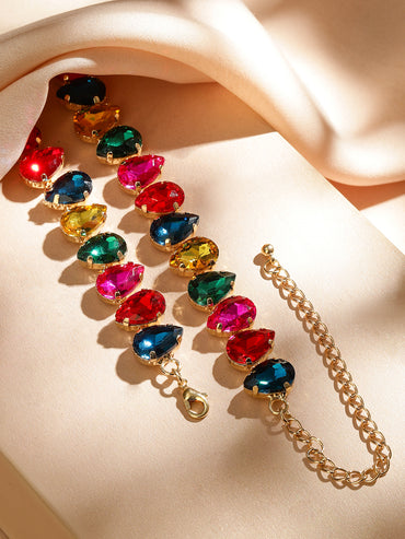 Multicolor Crystal Necklace Set