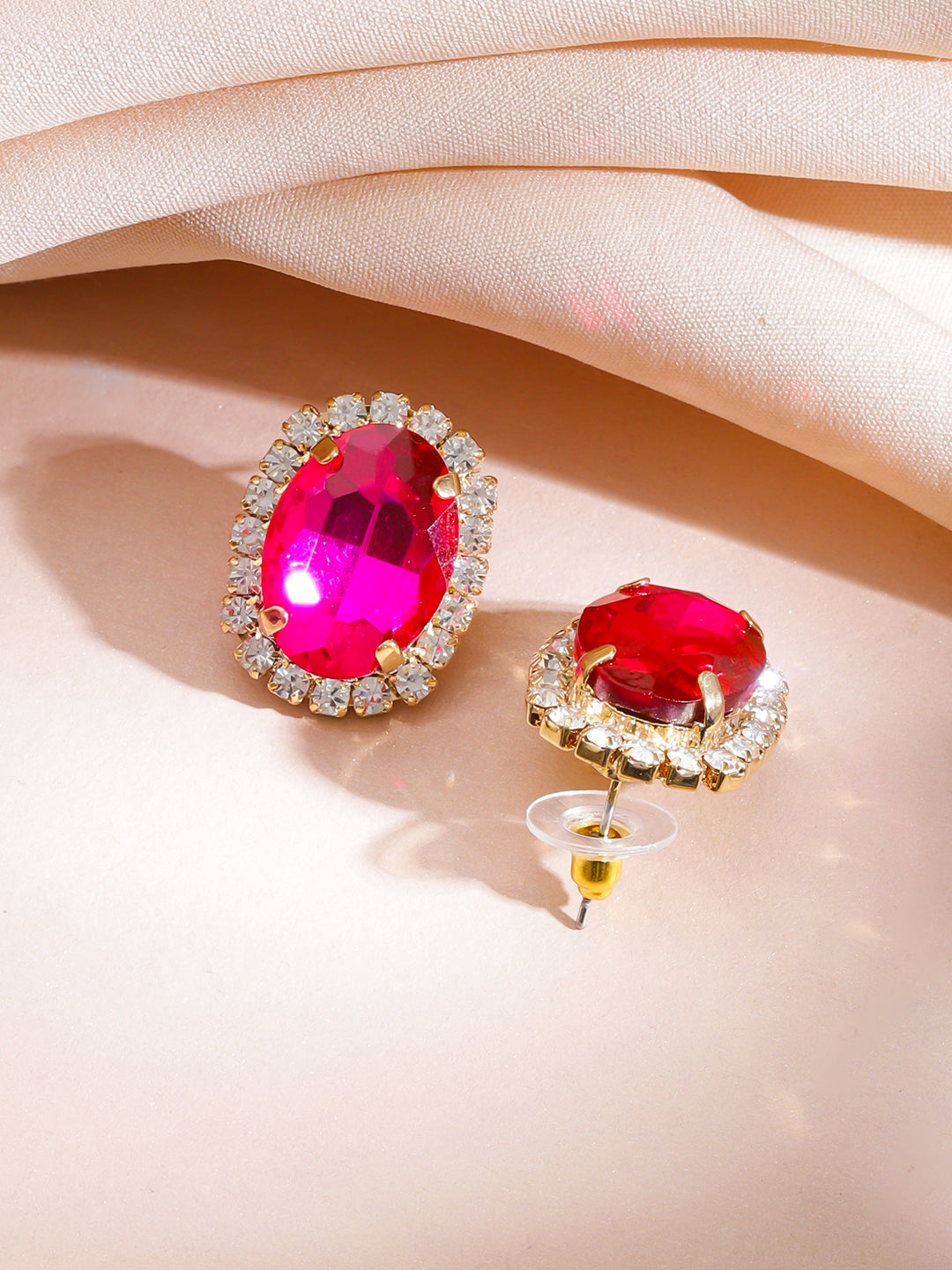 Multicolour Crystal Glam Necklace Set