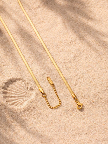 Demi Fine 18K Gold Plated Clover Pendant Snake Chain Necklace | Anti Tarnish