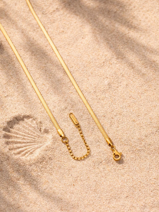 Demi Fine 18K Gold Plated Clover Pendant Snake Chain Necklace | Anti Tarnish