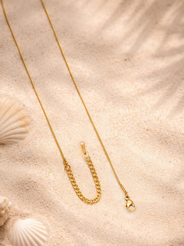 Demi Fine 18K Gold Plated Open Heart Pendant Chain Necklace | Anti Tarnish