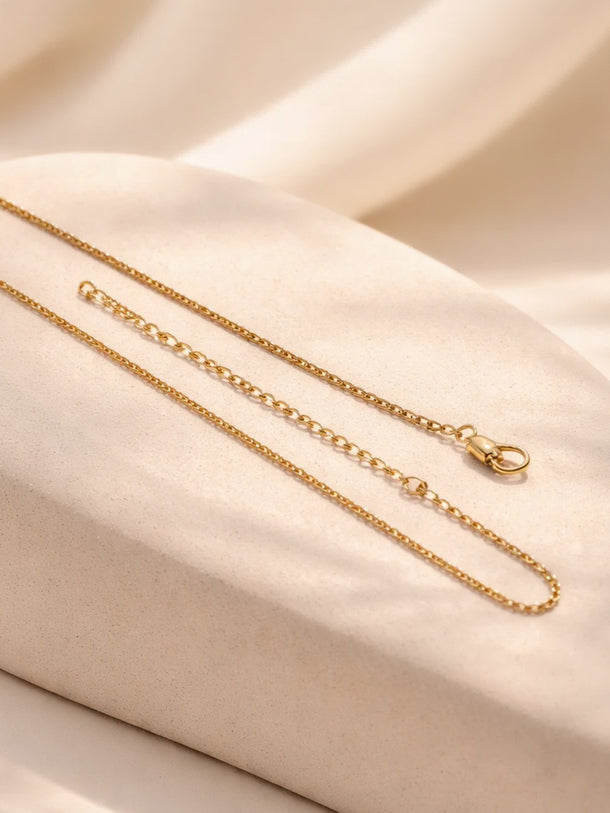 Demi Fine 18K Gold Plated Moon Coin Pendant Charm Necklace | Anti Tarnish
