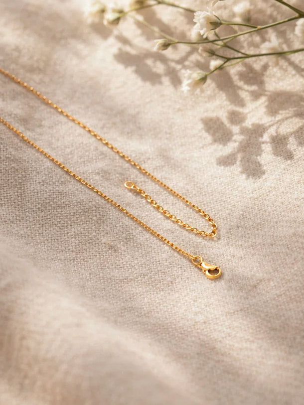 Demi Fine 18K Gold Plated Hollow Pendant Chain Necklace | Anti Tarnish