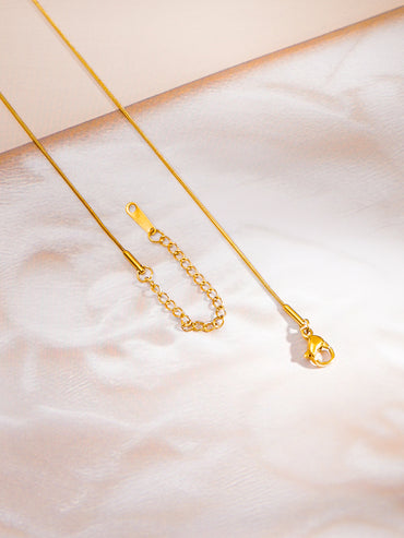 Demi Fine 18K Gold Plated Letter A Pendant Necklace | Anti Tarnish