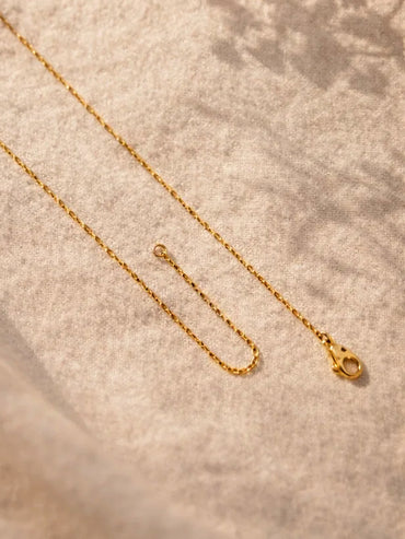 Demi Fine 18K Gold Plated Alphabet S Enamel Pendant Necklace | Anti Tarnish