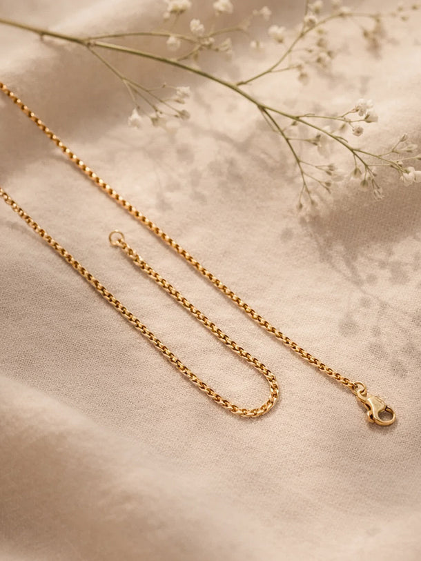Demi Fine 18K Gold Plated Alphabet S Minimal Pendant Necklace | Anti Tarnish