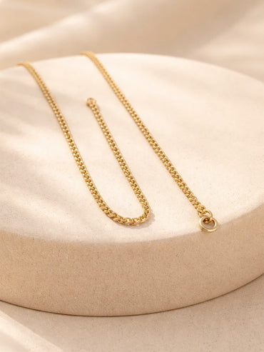 Demi Fine 18K Gold Plated Alphabet E Engraved Pendant Necklace | Anti Tarnish