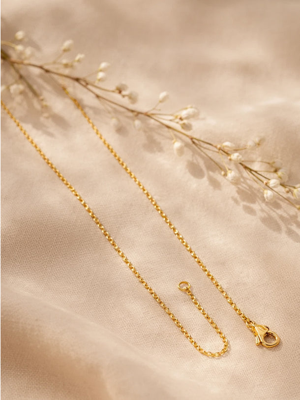 Demi Fine 18K Gold Plated Alphabet R Coin Pendant Necklace | Anti Tarnish