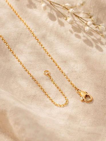 Demi Fine 18K Gold Plated Alphabet I Minimal Pendant Necklace | Anti Tarnish