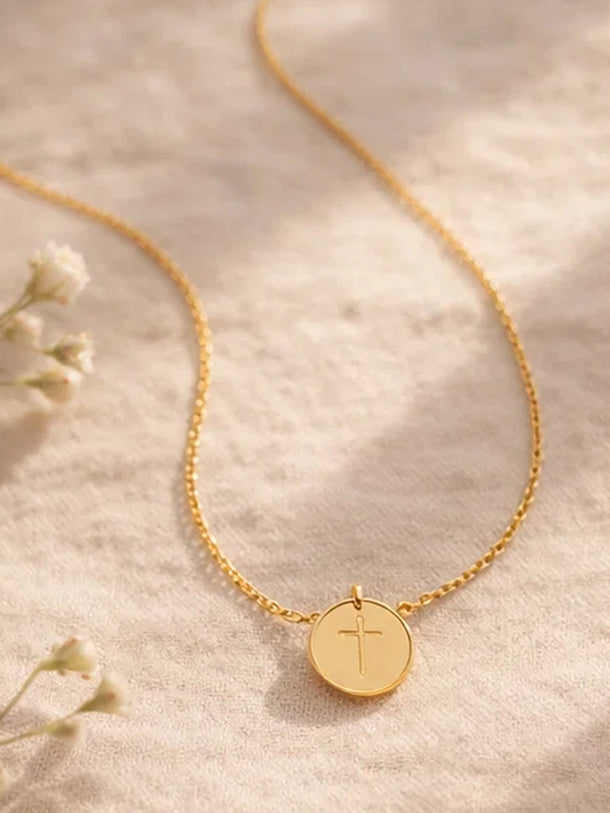 Demi Fine 18K Gold Plated Letter T Pendant Necklace | Anti Tarnish