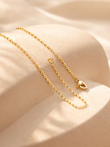 Demi Fine 18K Gold Plated Alphabet C Minimal Pendant Necklace | Anti Tarnish