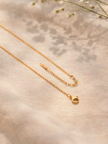 Demi Fine 18K Gold Plated Alphabet K Puffy Pendant Necklace | Anti Tarnish