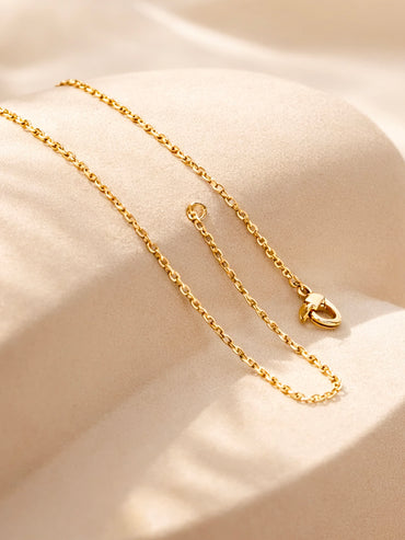 Demi Fine 18K Gold Plated Letter E Pendant Necklace | Anti Tarnish