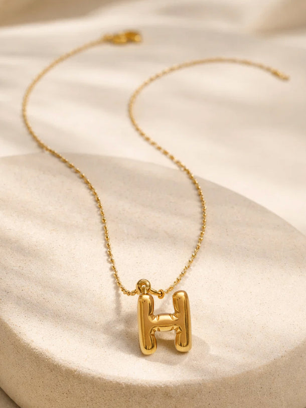 Demi Fine 18K Gold Plated Letter H Pendant Necklace | Anti Tarnish