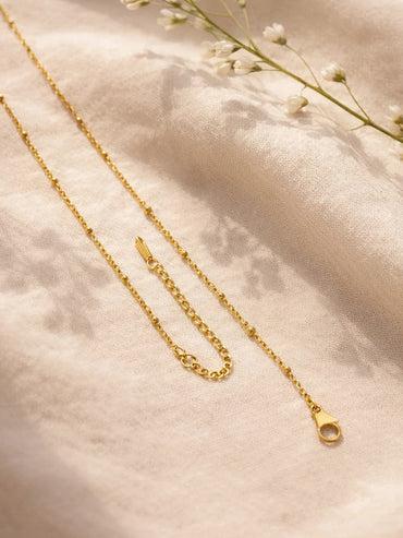 Demi Fine 18K Gold Plated Alphabet P Minimal Pendant Necklace | Anti Tarnish