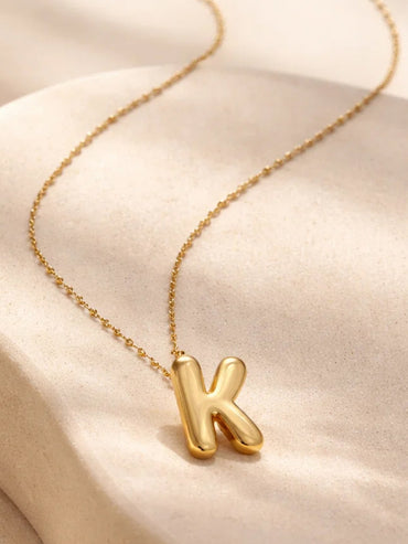 Demi Fine 18K Gold Plated Letter K Pendant Necklace | Anti Tarnish