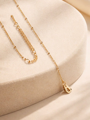 Demi Fine 18K Gold Plated Letter K Pendant Necklace | Anti Tarnish