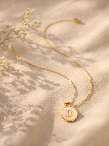 Demi Fine 18K Gold Plated Alphabet D Puffy Pendant Necklace | Anti Tarnish