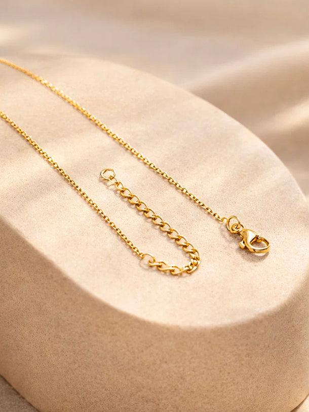 Demi Fine 18K Gold Plated Letter K Pendant Necklace | Anti Tarnish