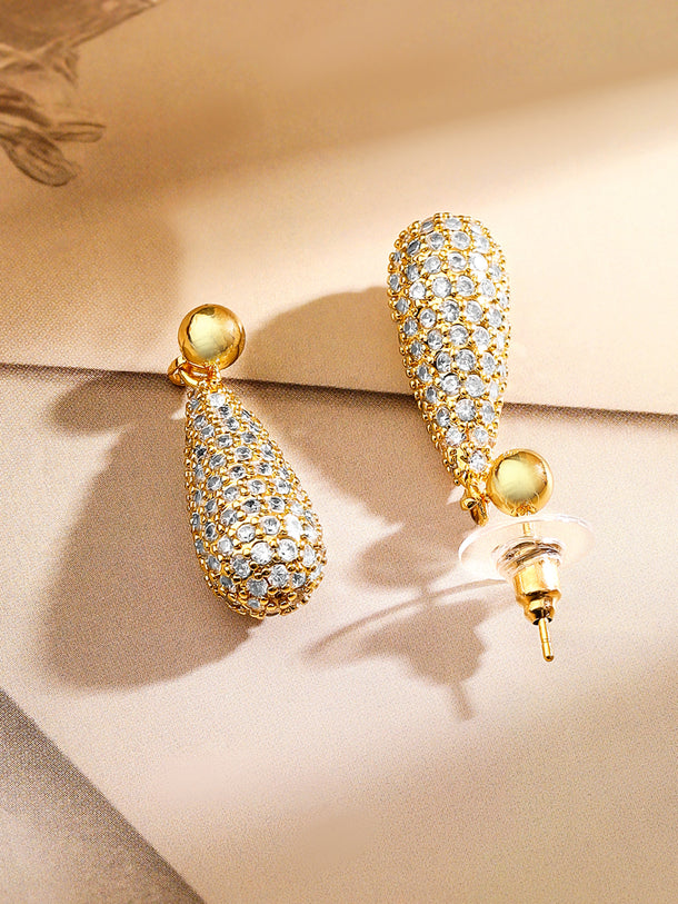 Gold Toned Drop Necklace