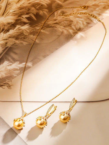 Modern Luxe Pearl Pendant Set