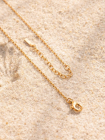 Demi Fine 18K Gold Plated Floral Pendant Chain Necklace | Anti Tarnish