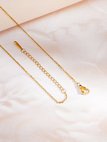 Demi Fine 18K Gold Plated Chain Turquoise Blue Pendant Necklace | Anti Tarnish