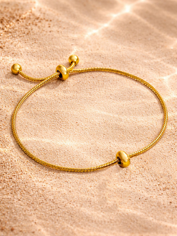 Demi Fine 18K Gold Plated Minimal Statement Chain Bracelet | Anti Tarnish