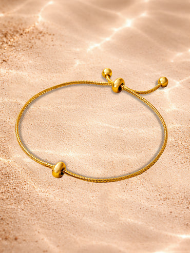 Demi Fine 18K Gold Plated Minimal Statement Chain Bracelet | Anti Tarnish
